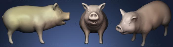 3D model Pig 22 (STL)